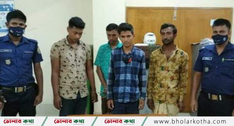 গত ২৭ তারিখে মাদক সহ ৪ জন আটক