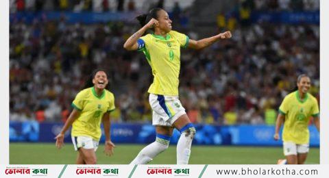 ফ্রান্সকে হারিয়ে অলিম্পিকের সেমিতে ব্রাজিল