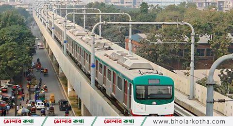 মেট্রোরেল শিগগিরই চালু হচ্ছে