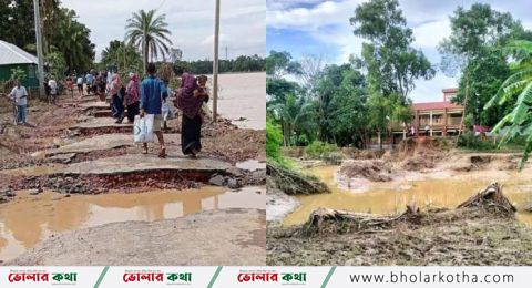 ফেনীর বন্যা পরিস্থিতির কিছুটা উন্নতি, পানিবন্দি কয়েক লাখ মানুষ