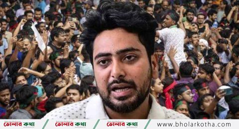 ছাত্র-জনতার প্রস্তাবেই অন্তর্বর্তী সরকার, আইনশৃঙ্খলায় পুনর্গঠিত প্রশাসন: নাহিদ ইসলাম