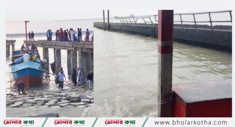 ঘূর্ণীঝড় ‘দানা’র প্রভাবে বিচ্ছিন্ন মনপুরা