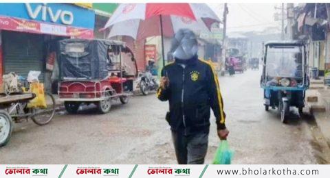 সাগরে নিন্মচাপ, ভোলাসহ উপকূলে গুঁড়ি গুঁড়ি বৃষ্টি, দুর্ভোগে নিন্ম আয়ের মানুষ