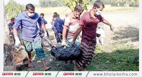 শহীদ ইয়াসিনের লাশ উত্তোলন নিহতের ৫ মাস পর