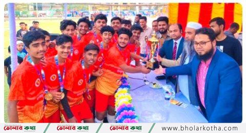 মাদকবিরোধী প্রীতি ফুটবল ম্যাচ অনুষ্ঠিত