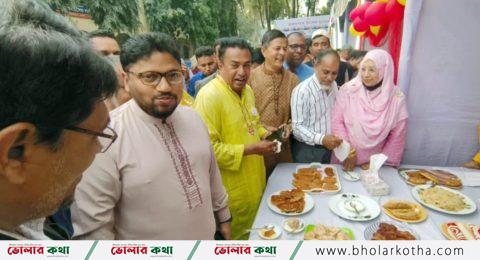 বোরহানউদ্দিনে পিঠা উৎসব, একুশে বই মেলা ও তারুণ্য মেলা অনুষ্ঠিত