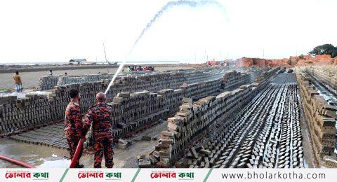 লালমোহন-চরফ্যাশনে ২ ইটভাটাকে ৫ লাখ টাকা জরিমানা