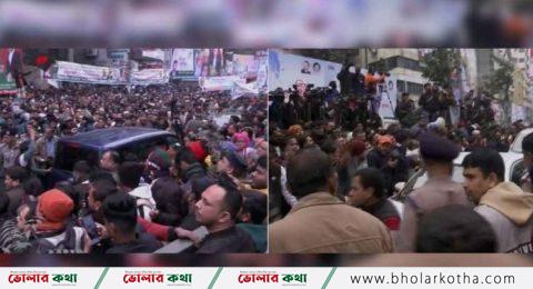 তারেক রহমান দেড় যুগ পর বিএনপির নয়াপল্টন কার্যালয়ে