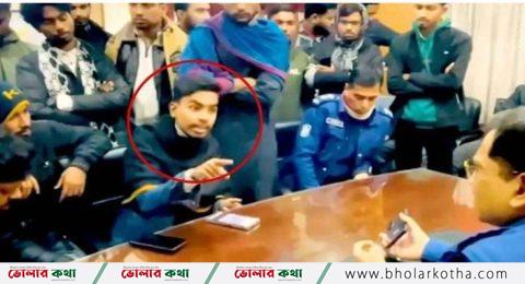 ওসিকে হুমকি, বৈষম্যবিরোধী সেই নেতা গ্রেপ্তার